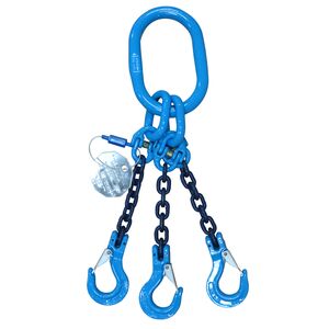 3-leg chain sling with clevis sling hook