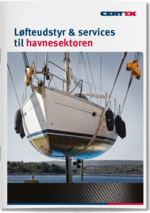 Brochure om løfteudstyr og services til havnesektoren