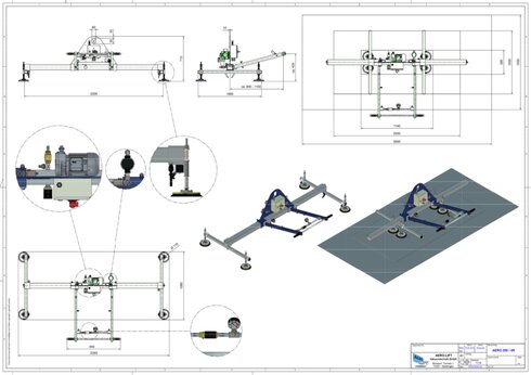 Vacuum Beam Aero 250/4R drawing