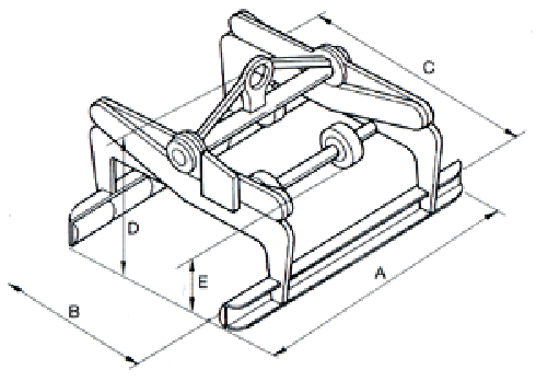 Scissor Grab 406 for Flags/Kerbstones drawing