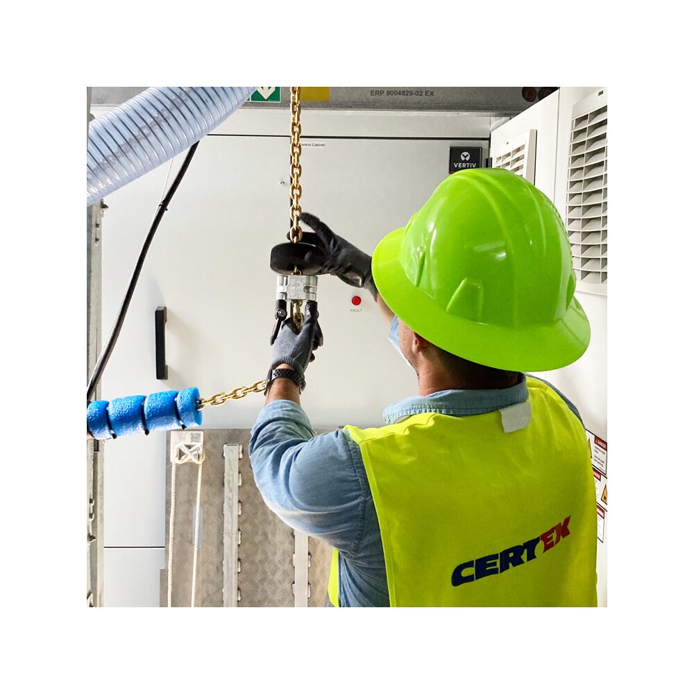 CTX Tandem værktøj fastgøres på kæde | © CERTEX Danmark A/S