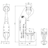 J-hook 60T by Certex drawing
