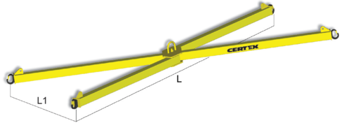 Helikopter løfteåg type X-Simplex mål