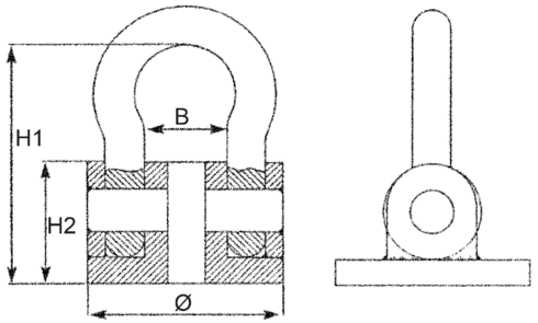 Certex shackle fitting dwg