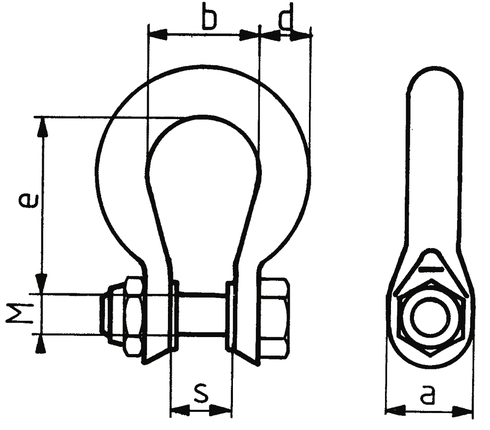 Unilock Connecting Link U drawing