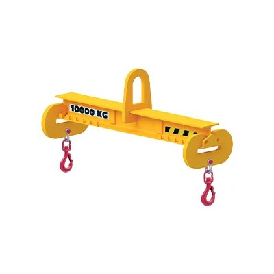 Adjustable ECO spreader beam with repositionable hooks for versatile lifting Adjustable ECO Lifting Beams PALECOR