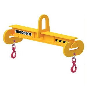 Adjustable ECO spreader beam with repositionable hooks for versatile lifting Adjustable ECO Lifting Beams PALECOR