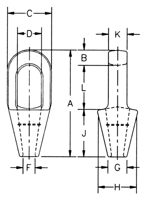 Lukket CL wiresko G-417 mål