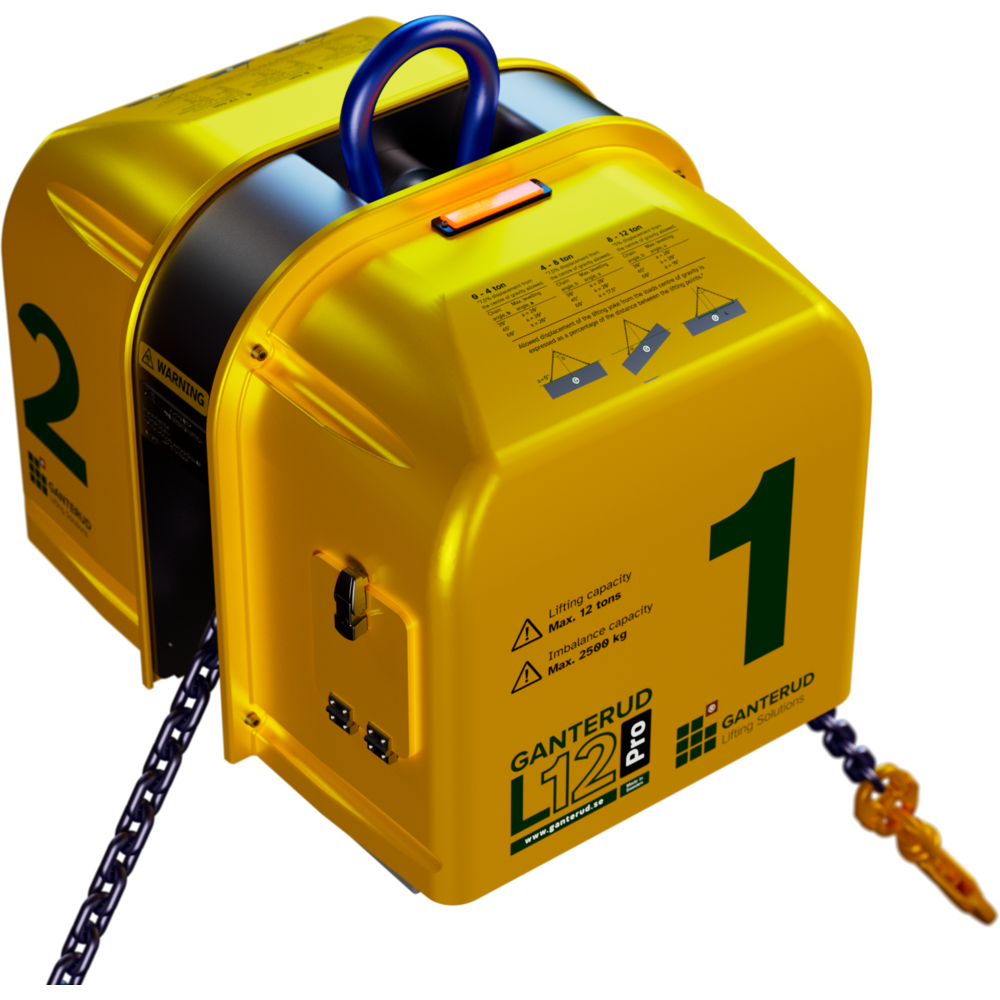 Ganterud L12 Pro med advarselslys foroven