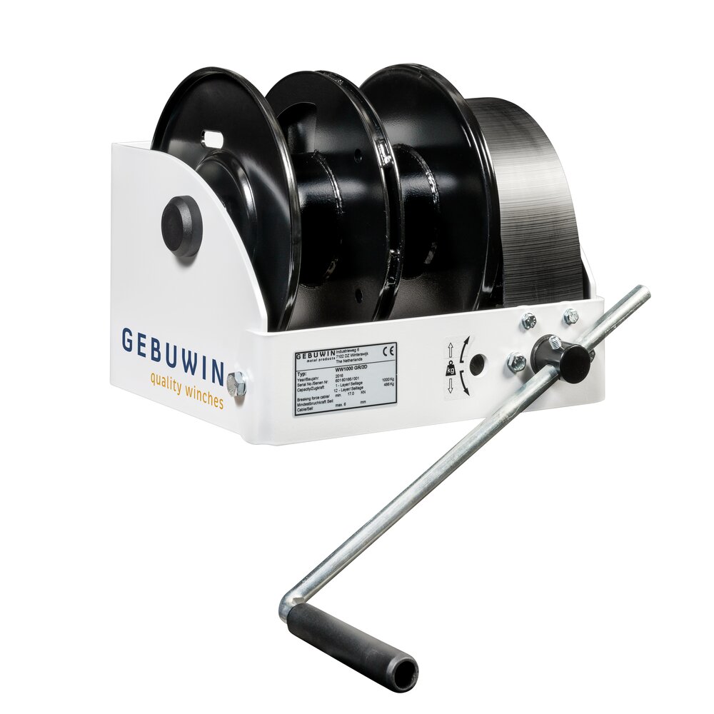 Gebuwin snekkespil WW250-1500 med 2-delt tromle