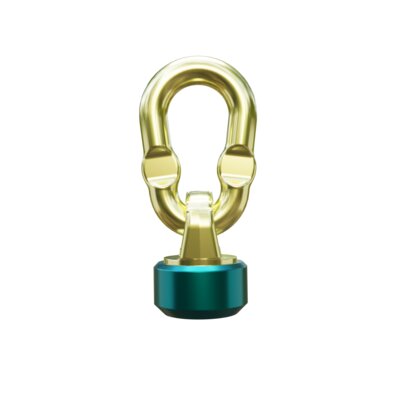 Lifting Eye TP-S Grade 10, can be loaded with working load limit in all directions.