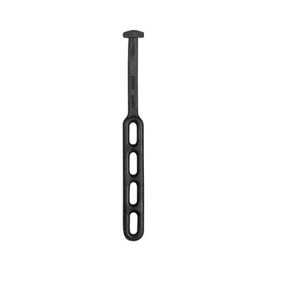 T-formet lang gummistrop med 4 huller
