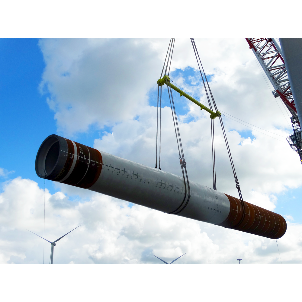 Extreema® rundsling i brug sammen med løfteåg