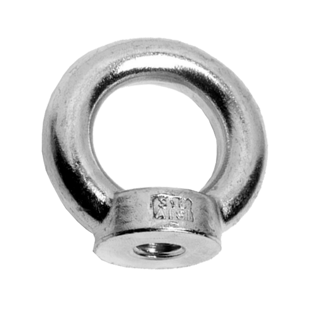 Rustfri ringmøtrik DIN 582