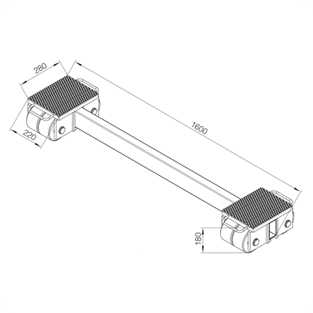 GKS Perfekt Transportruller L20/F20 tegning 2