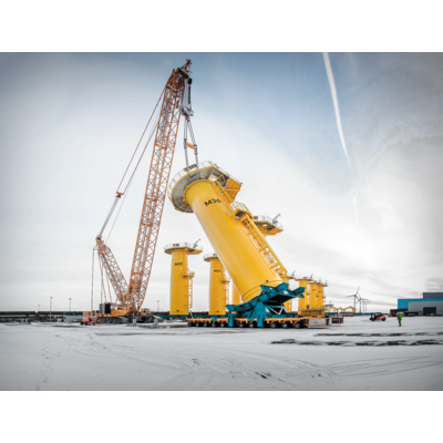 Modulift åg i brug