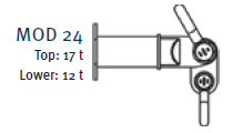 End unit assembly MOD 24 drawing