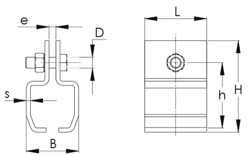 Split Support Bracket drawing