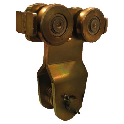 4-Wheel Trolley with Pin and Buffer (plate)