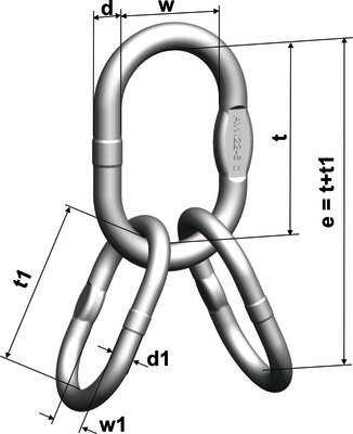 Special Master Link Assembly VAWI Stainless measurements