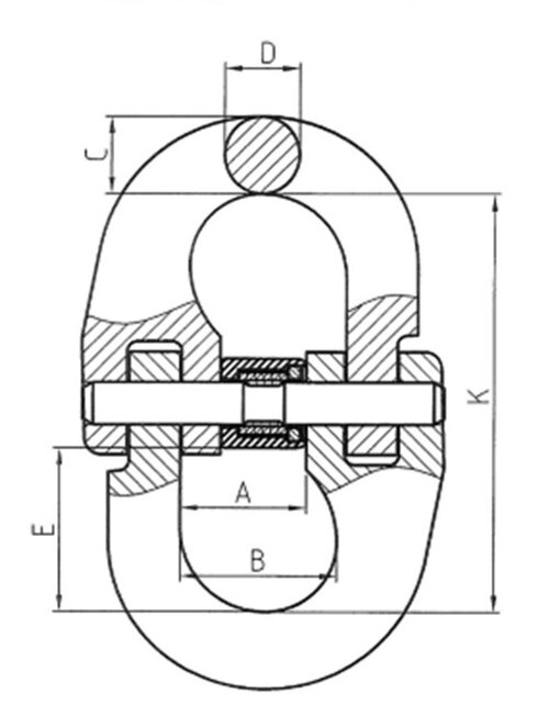 Samleled POWERTEX C stregtegning