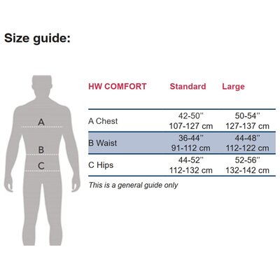 Faldsele POWERTEX HW COMFORT r-PET målguide