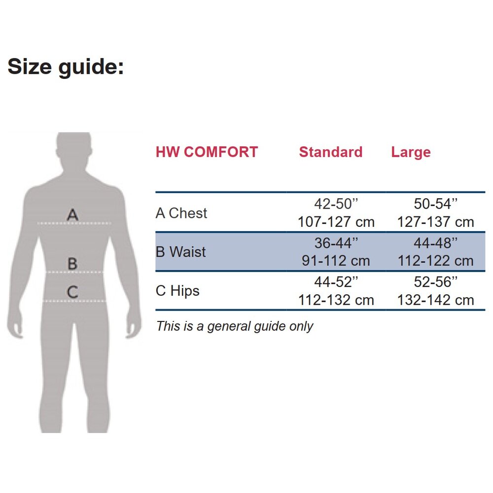 Faldsele POWERTEX HW COMFORT r-PET målguide