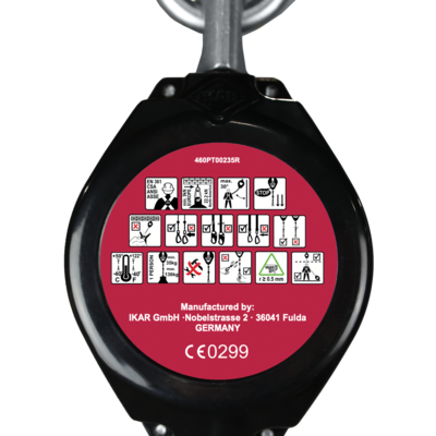 Back on fall arrest block MBW25 | © CERTEX Danmark A/S Back on fall arrest block MBW25 | © CERTEX Danmark A/S