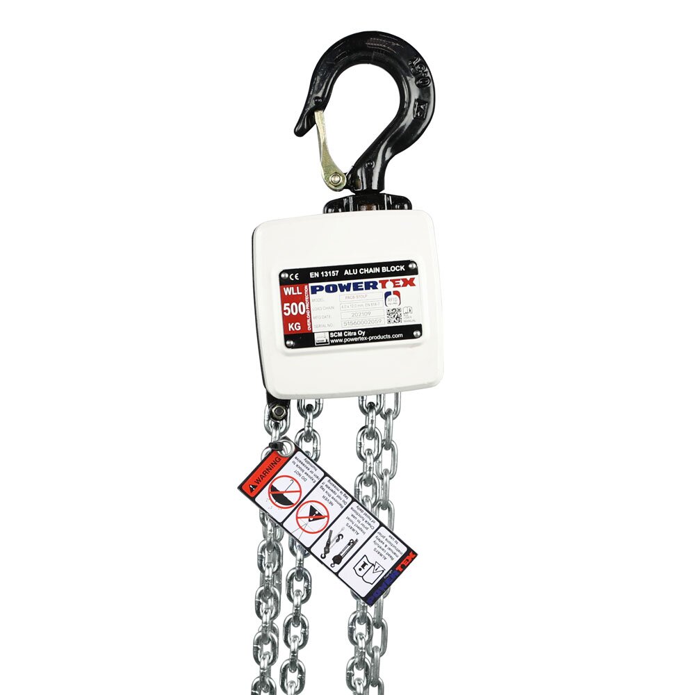 Alu håndkædetalje POWERTEX PACB-S1OLP 500 kg forfra