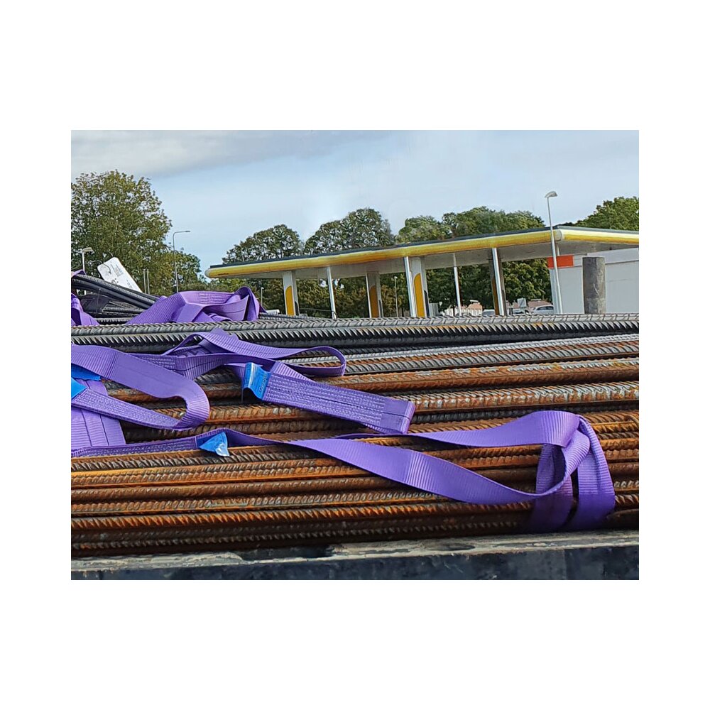 High quality quality flat woven, colour coded endless webbing slings.