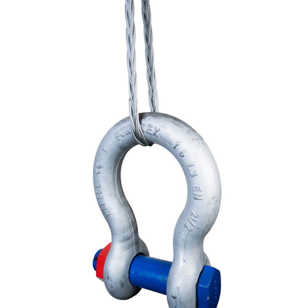 Fladflettet wirestrop POWERTEX FWS med sjækkel
