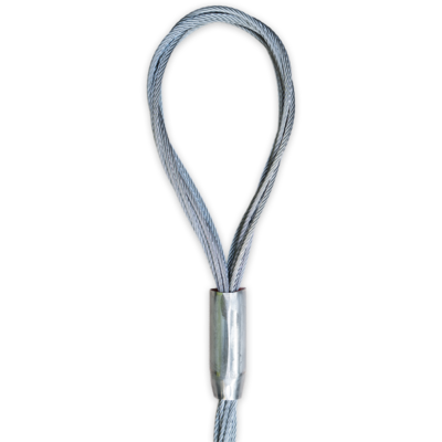 Fladflettet wirestrop POWERTEX FWS blødt øje