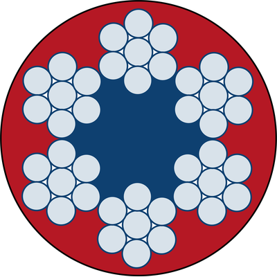 Stålwire ROPETEX S42 PVC