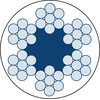 Stålwire ROPETEX S42 PVC