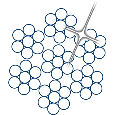 Rustfri stålwire ROPETEX S49
