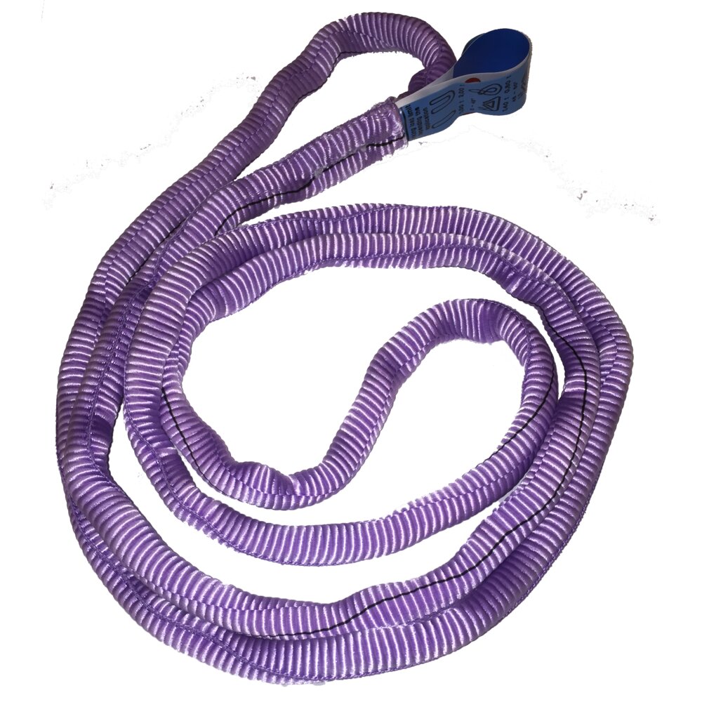 Rundsling i 100 polyester, slim CERTEX Danmark