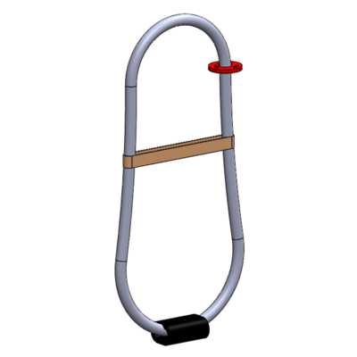 Cast-in Lifting Loop with plastic strap 
