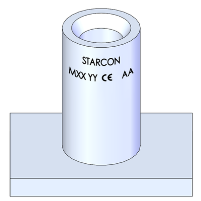 Lifting Socket flat steel Anchor