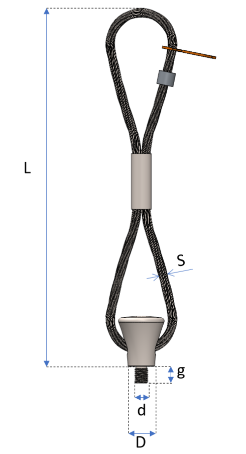 Goliath Lifting Loop drawing