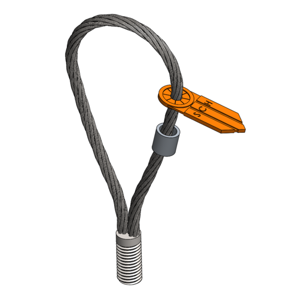 Steel Wire Rope Lifting Loop | CERTEX Denmark