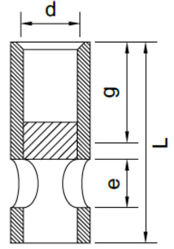 Lifting Socket with Cross-hole drawing