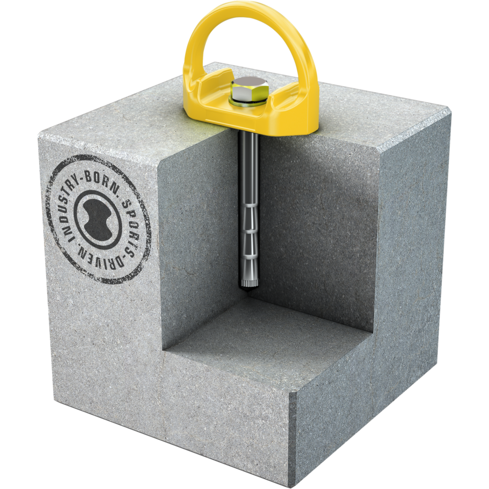 Permanent forankringspunkt D-Bolt AP-TYP-45 med bolt