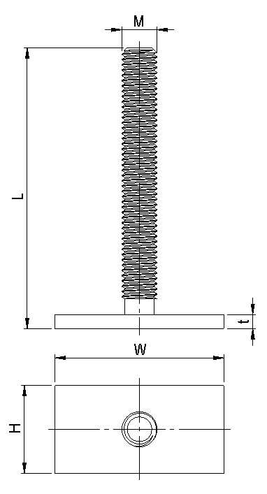 Threaded rod for Starcon former with threaded rod | CERTEX Denmark
