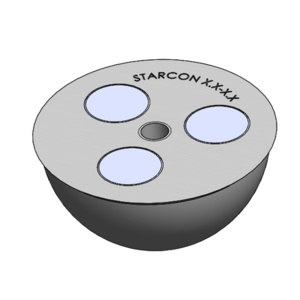 Starcon magnetisk stålformer med magneter