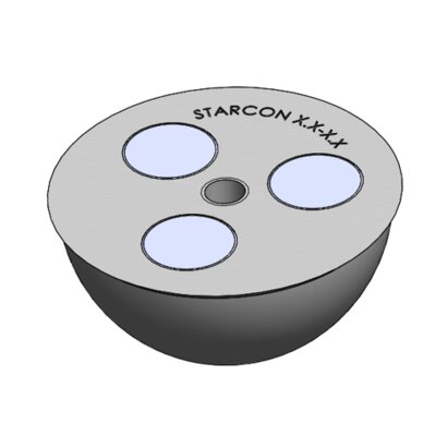 Starcon magnetisk stålformer