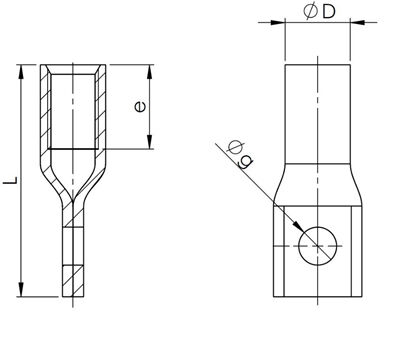 Starcon Transport Anchor with cross hole drawing