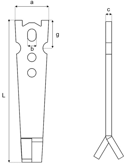 TPA-SA erection anker - smal model_dwg