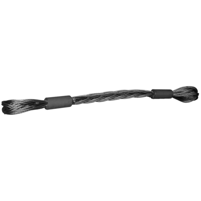 Flat braided wire rope