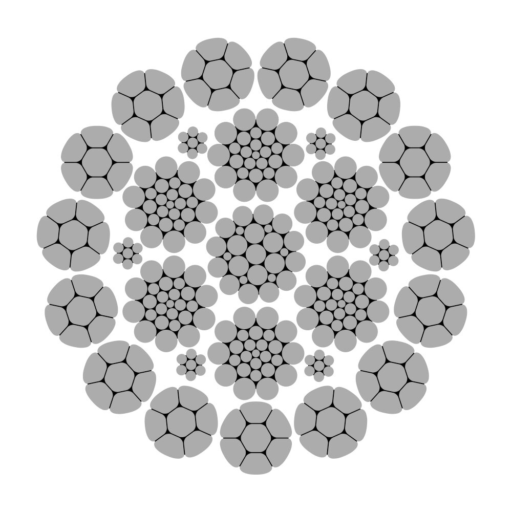 Rotationsfri stålwire Diepa B55
