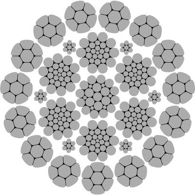 Rotationsfri stålwire Diepa B55